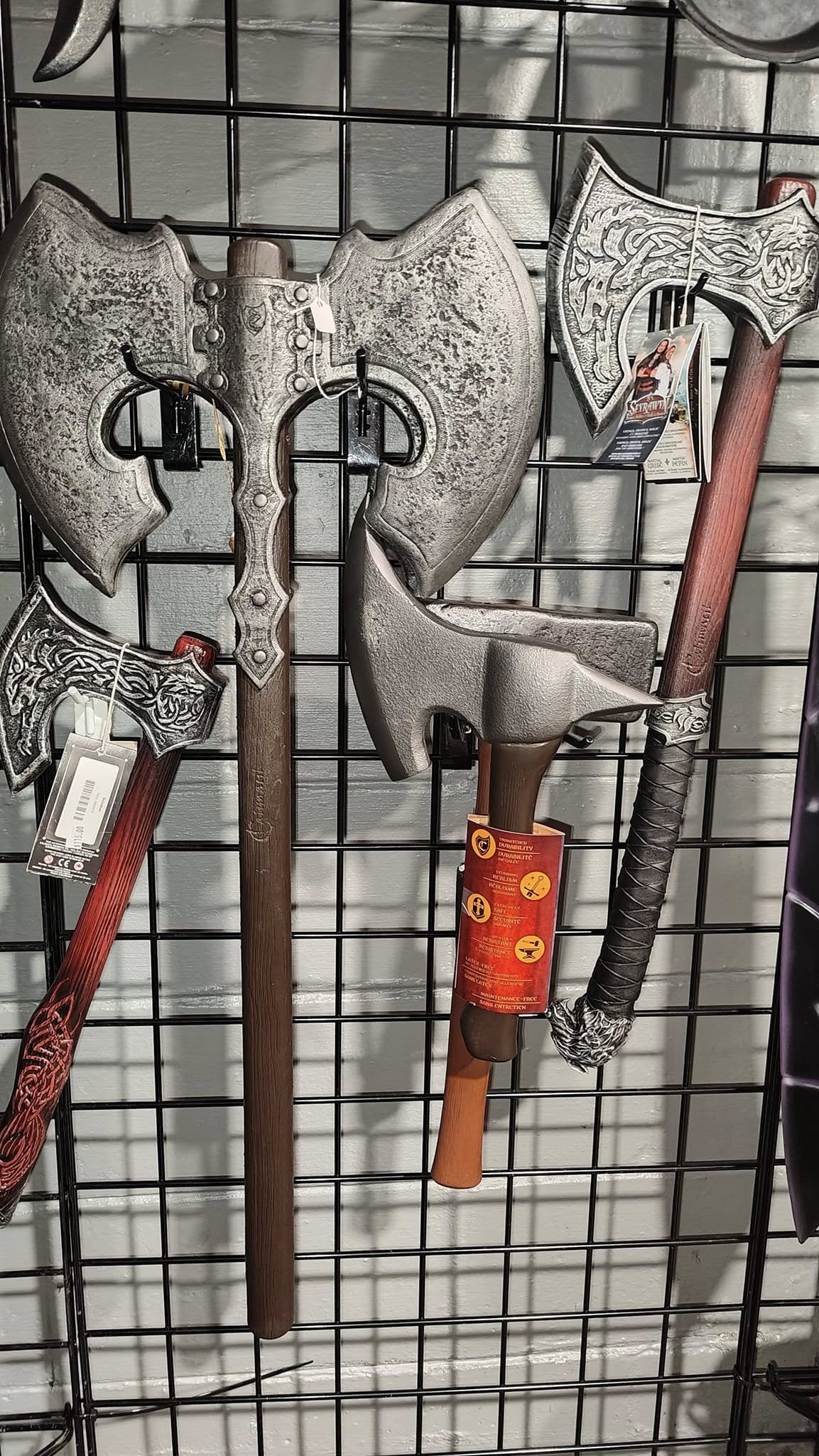 open house 2025, calimacil, foam axe, foam hammer, for larp